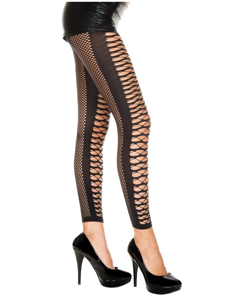 Leggings noir sexy lanières - MH35002BLK Leggings noir sexy lanières - MH35002BLK