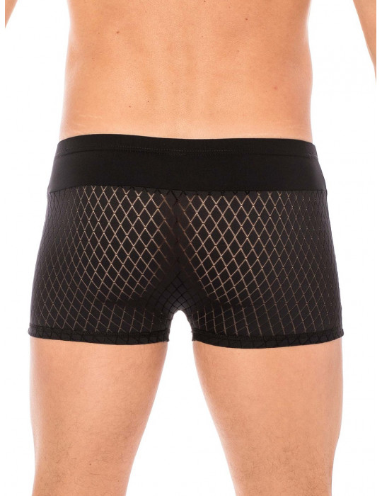 Boxer noir Seduction - LM2105-67BLK