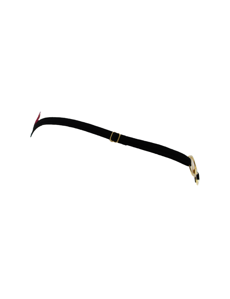 String bordeaux avec anneaux détachables - PM05GOPC-BRED