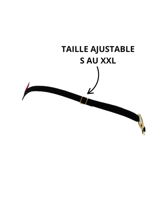 String bordeaux avec anneaux détachables - PM05GOPC-BRED