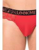 String rouge en dentelle délicate - LM2006-57RED String rouge en dentelle délicate - LM2006-57RED
