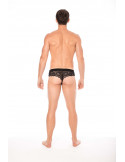 String noir en dentelle délicate - LM2006-57BLK String noir en dentelle délicate - LM2006-57BLK