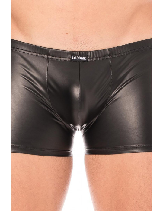 Boxer simili cuir - LM2008-67BLK