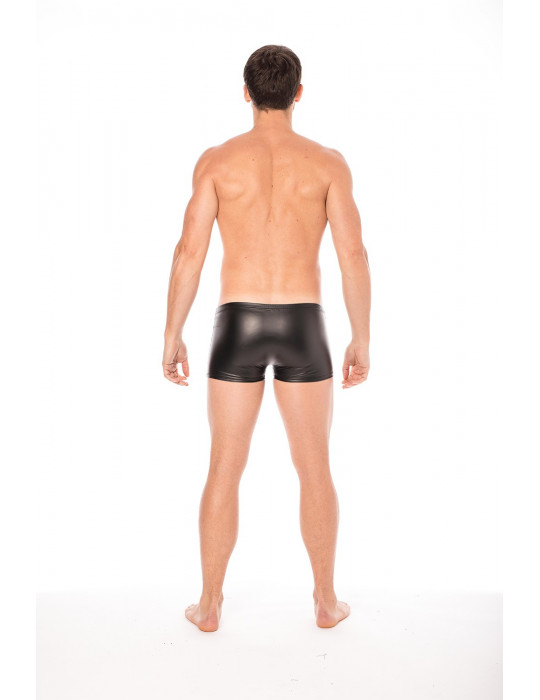 Boxer simili cuir - LM2008-67BLK