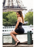 Robe bustier maille et dentelle - LDR2 Robe bustier maille et dentelle - LDR2