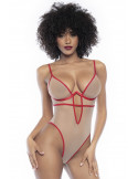 Body chair et couture rouge sexy - MAL8818RED Body chair et couture rouge sexy - MAL8818RED