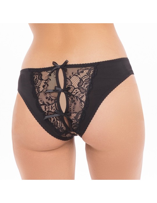 Culotte ouverte noir  - REN1157-BLK Culotte ouverte noir  - REN1157-BLK