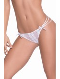 String blanc élégant triple lanières - MAL101WHT