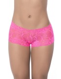 Boyshort dentelle Hot pink - MAL90PNK