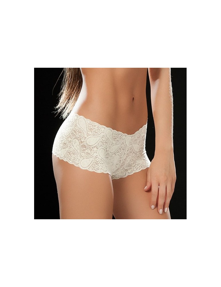 Boyshort dentelle blanc - MAL90WHT