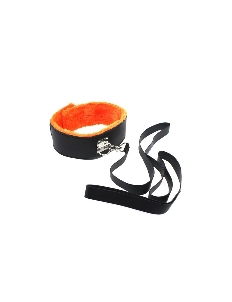 Kit Bondage 7 Pièces Noir/Orange