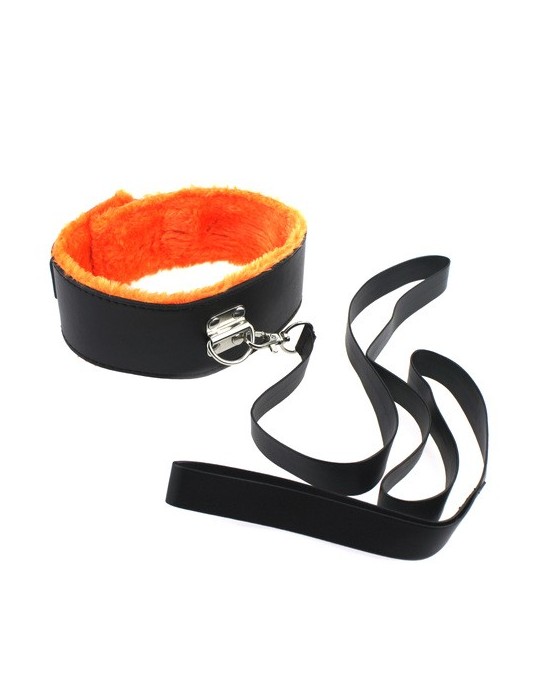 Kit Bondage 7 Pièces Noir/Orange