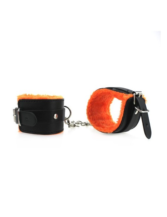 Kit Bondage 7 Pièces Noir/Orange