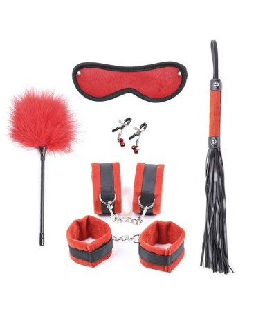 Kit Bondage 5 Pièces Rouge