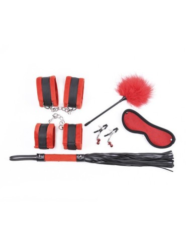 Kit Bondage 5 Pièces Rouge 2