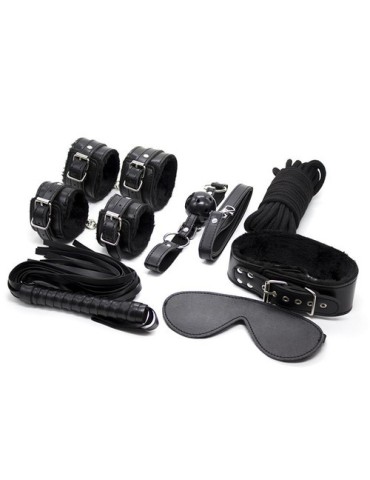 Coffret BDSM 7 Pièces Wicked Noir