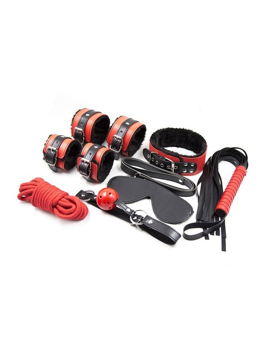 Kit SM Noir-Rouge 7 Pièces Kit SM Noir-Rouge 7 Pièces