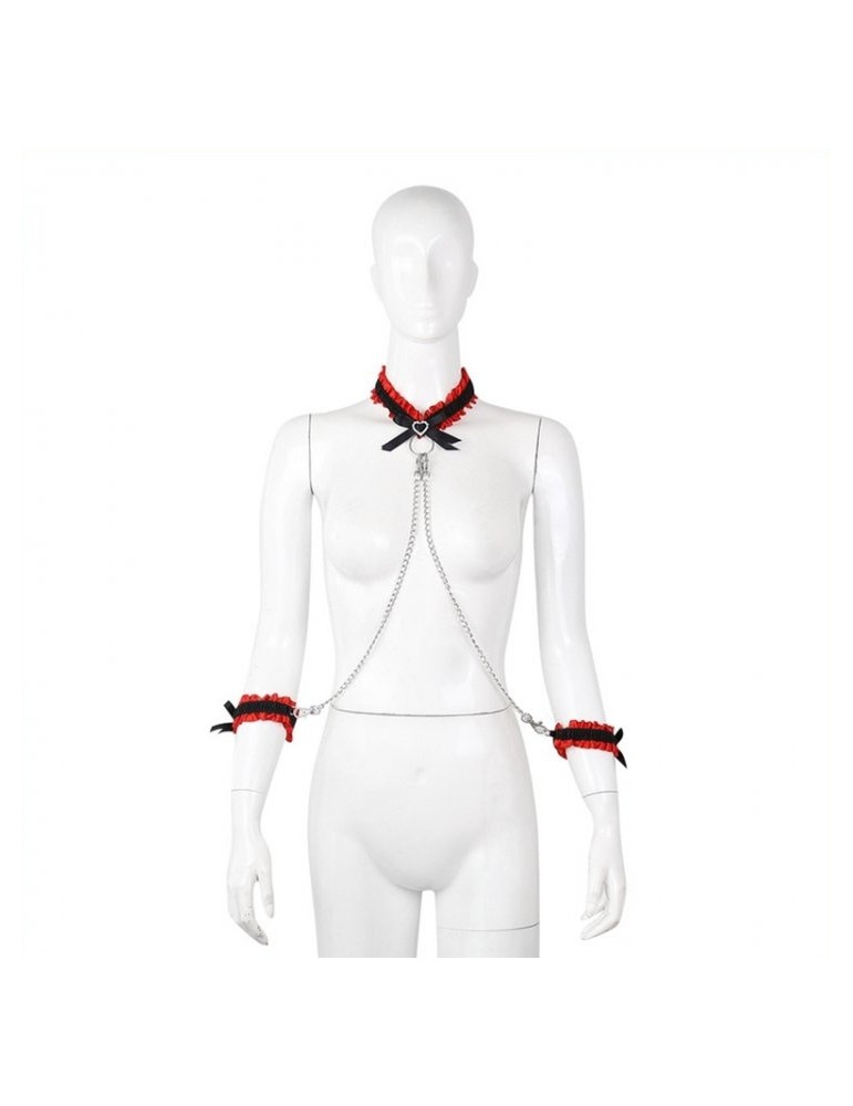 Kit Collier Menottes Romance Noir Rouge