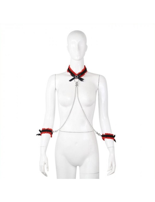 Kit Collier Menottes Romance Noir Rouge