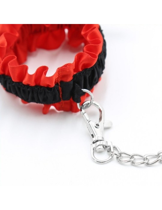 Kit Collier Menottes Romance Noir Rouge