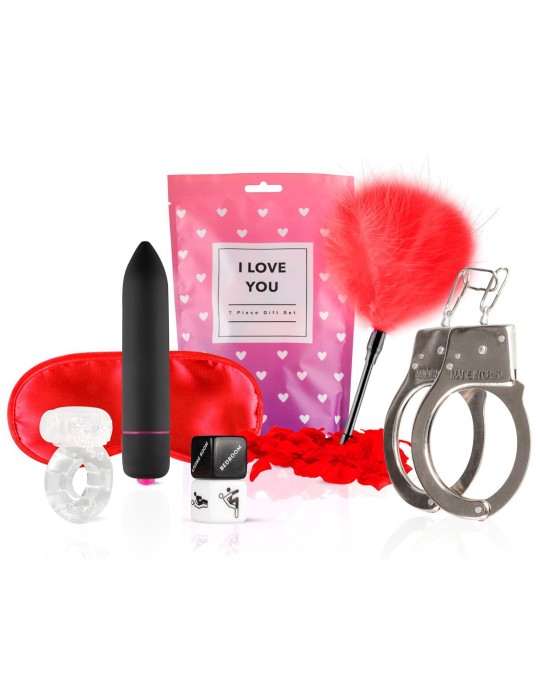 Coffret de 7 sextoys I Love You Coffret de 7 sextoys I Love You