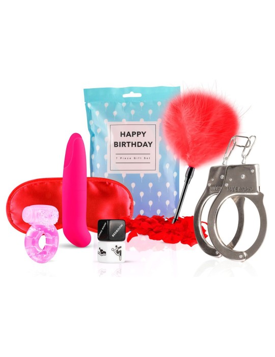 Coffret de 7 sextoys Happy Birthday Coffret de 7 sextoys Happy Birthday