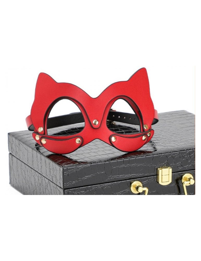 Coffret BDSM Luxury Noir-Rouge 8 Pièces