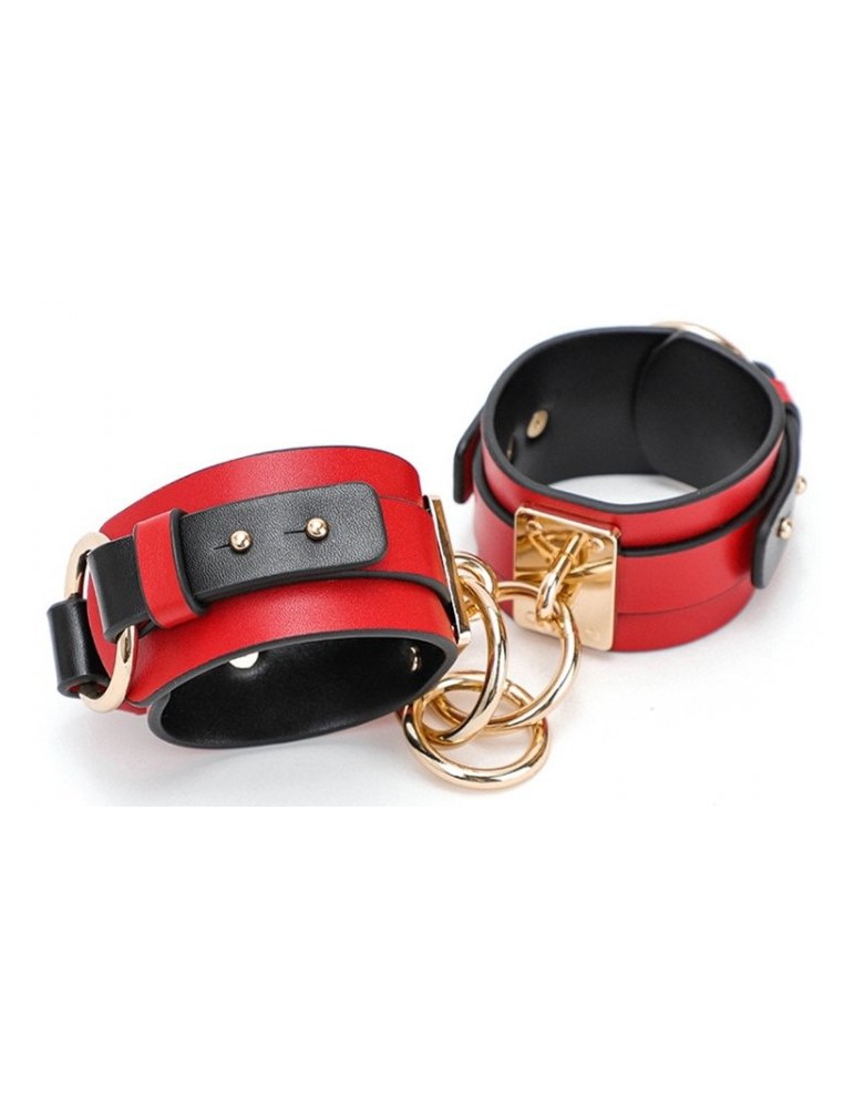 Coffret BDSM Luxury Noir-Rouge 8 Pièces