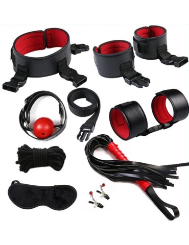 Kit Eye-Splice Noir-Rouge 8 pièces