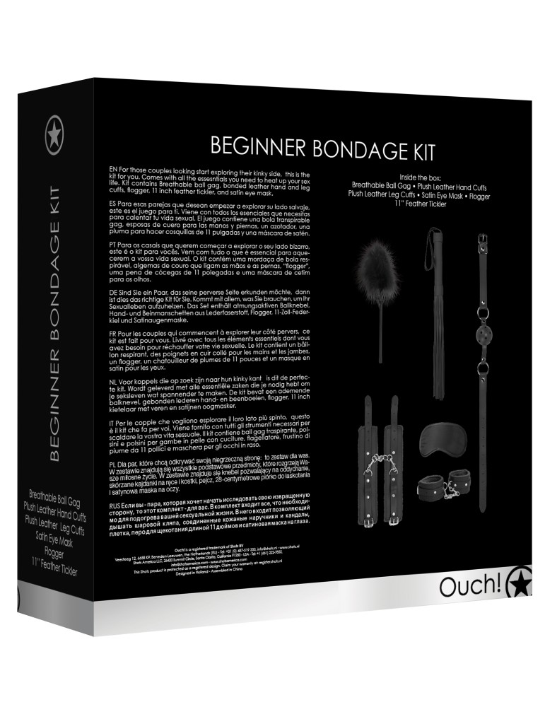 Kit Bondage Débutant 6 Pièces
