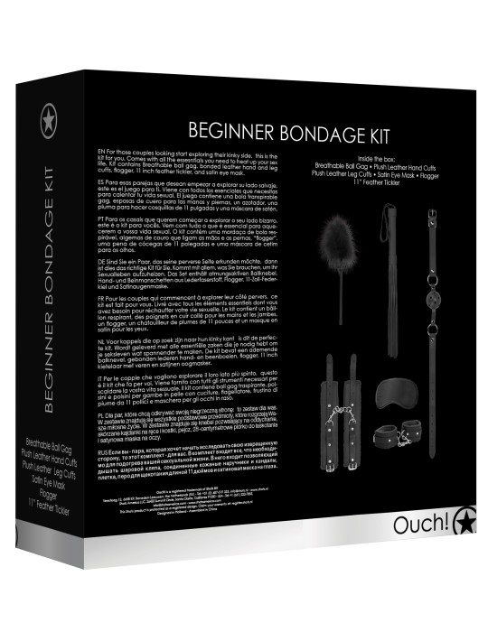 Kit Bondage Débutant 6 Pièces