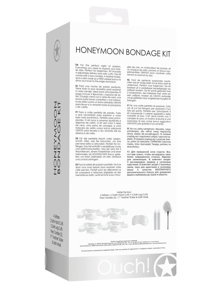 Kit Bondage HoneyMoon Blanc