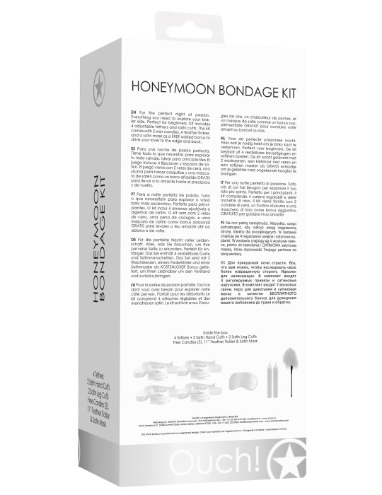 Kit Bondage HoneyMoon Blanc