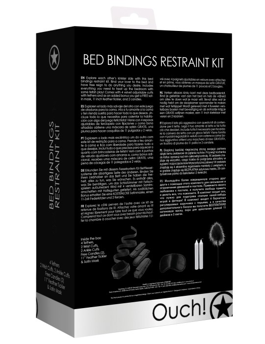 Kit Bondage Bed 4 pièces