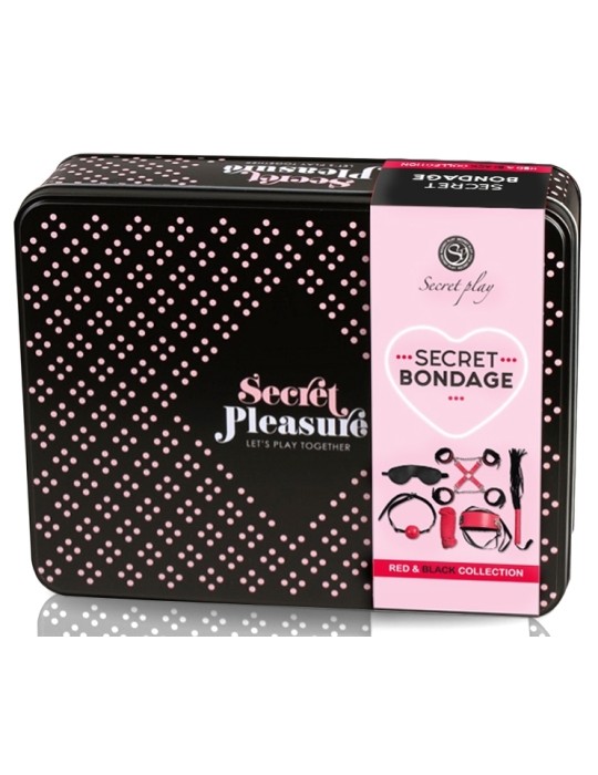 Kit Sm Secret Play 8 Pièces Noir-Rouge