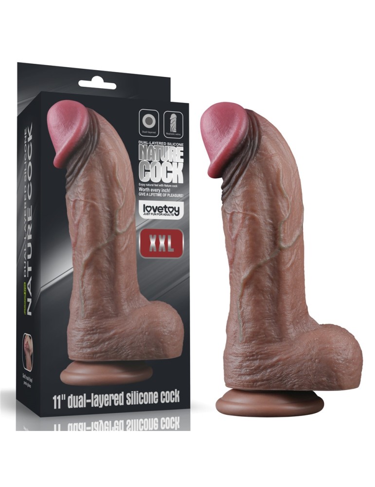 Gode Silicone Nat Cock 22 x 7cm