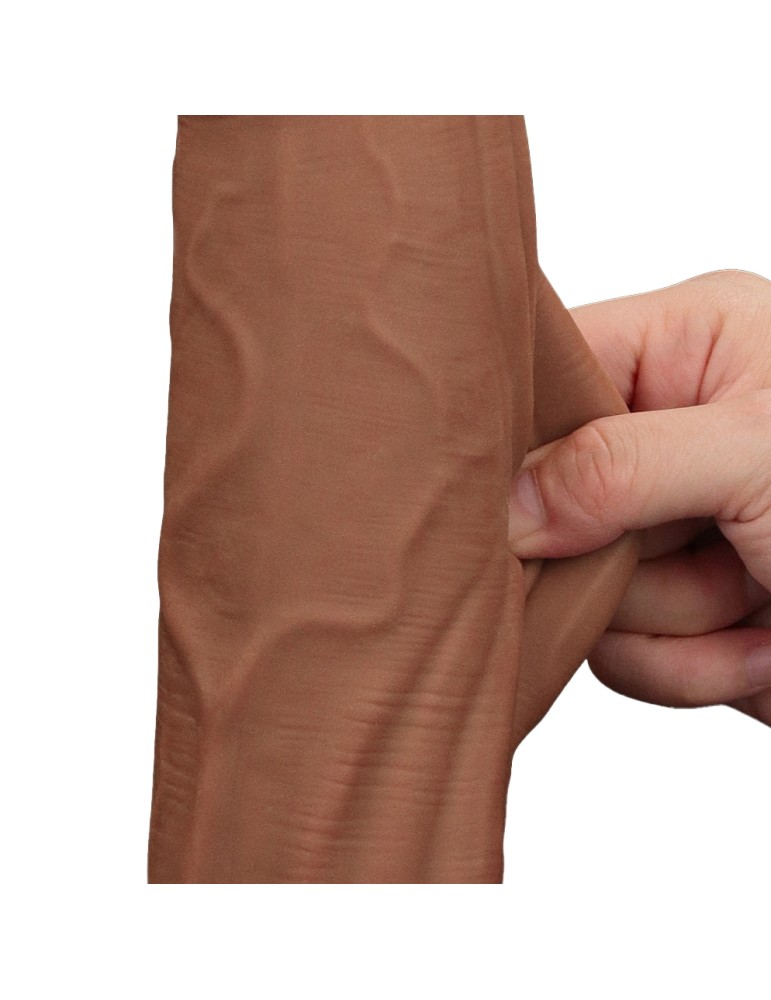 Gode Sliding Skin 23 x 6cm Marron