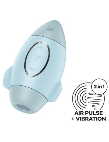 Stimulateur de clitoris Mission Control Bleu