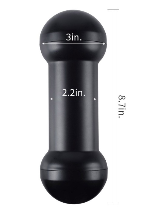 Masturbateur Double Side Vagin - Anus