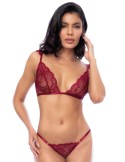 Ensemble 2 pièces couleur framboise - MAL8876ROSW