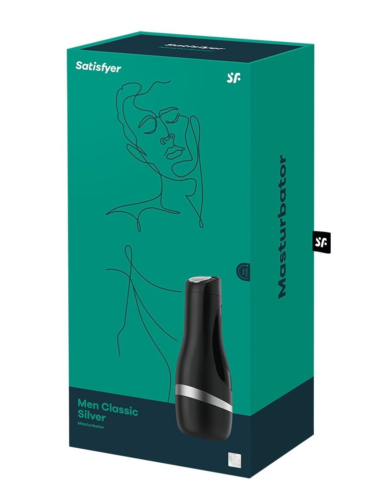 Masturbateur Satisfyer Men Classic Silver