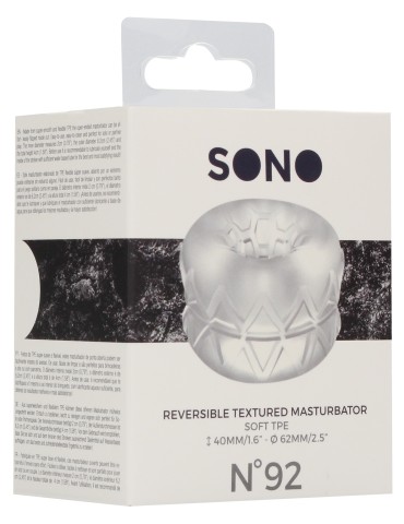 Anneau de masturbation Réversible Textured Sono n°92 2