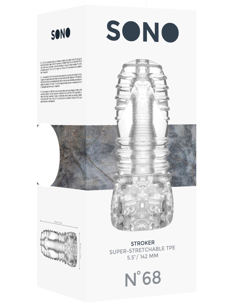 Masturbateur Super Stretch Sono N°68 Transparent