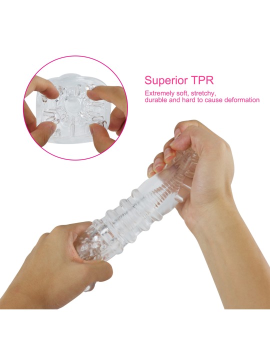 Masturbateur Super Stretch Sono N°68 Transparent