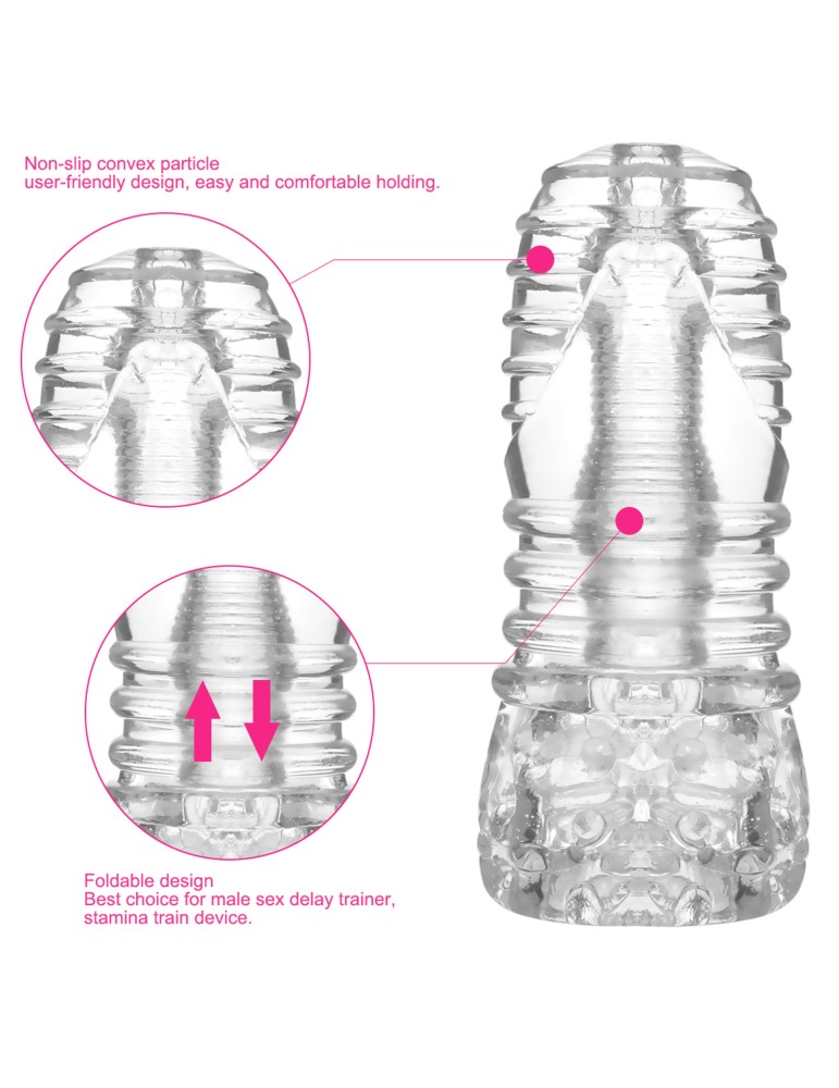 Masturbateur Super Stretch Sono N°68 Transparent