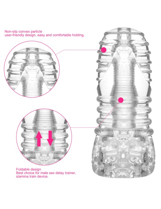 Masturbateur Super Stretch Sono N°68 Transparent