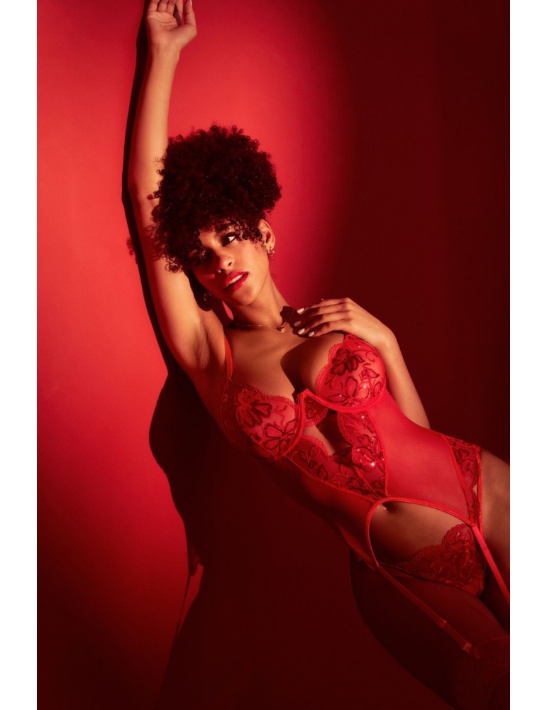 Ensemble 2 pièces rouge - MAL8896RD