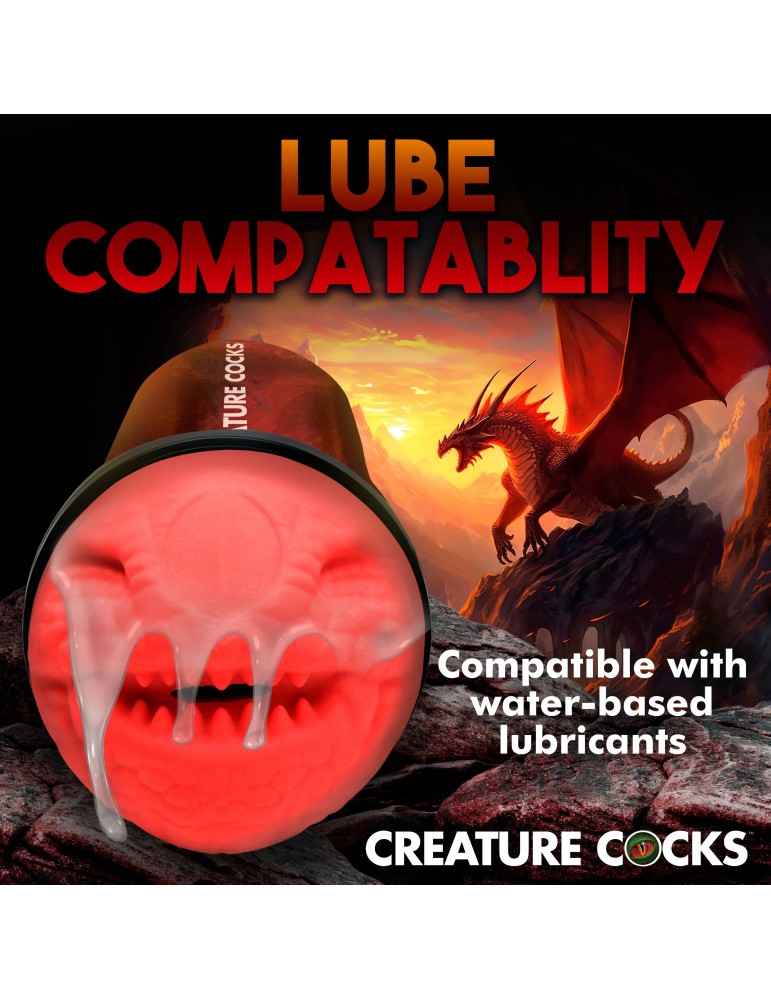 Masturbateur Creature Dragon Rouge