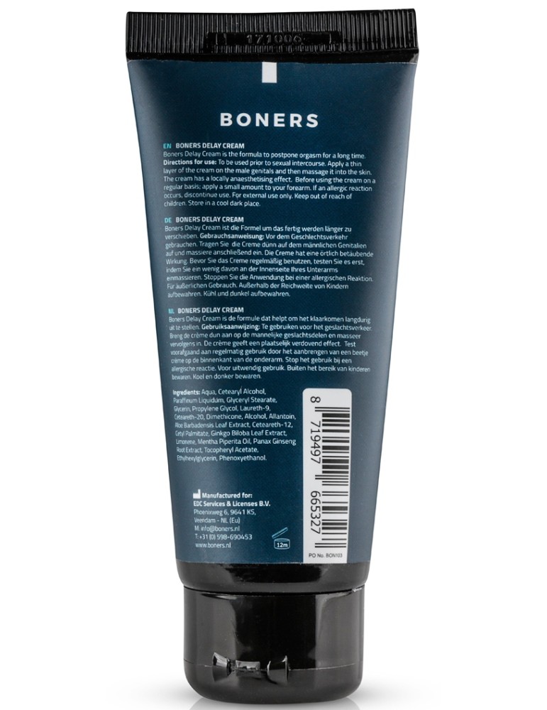 Crème retardante pour pénis Last Longer 100ml