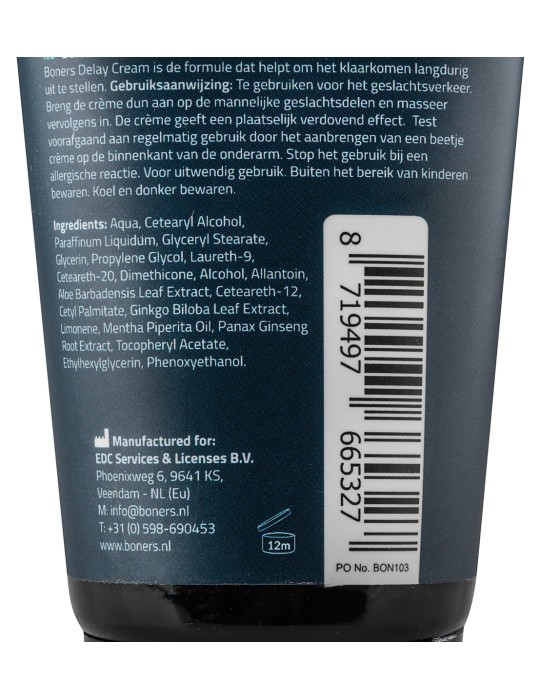 Crème retardante pour pénis Last Longer 100ml